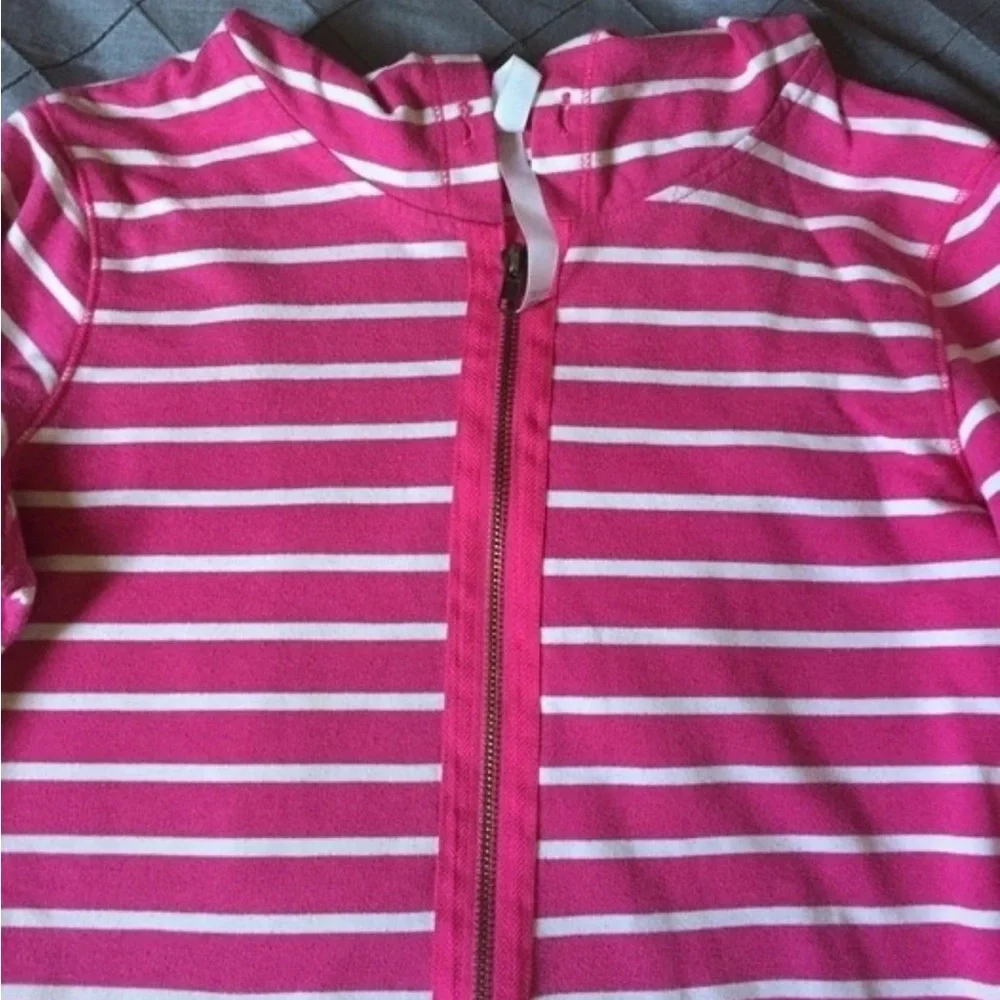 Anchor Blue Fuchsia and White Striped Sweatshirt - Picture 2 of 3